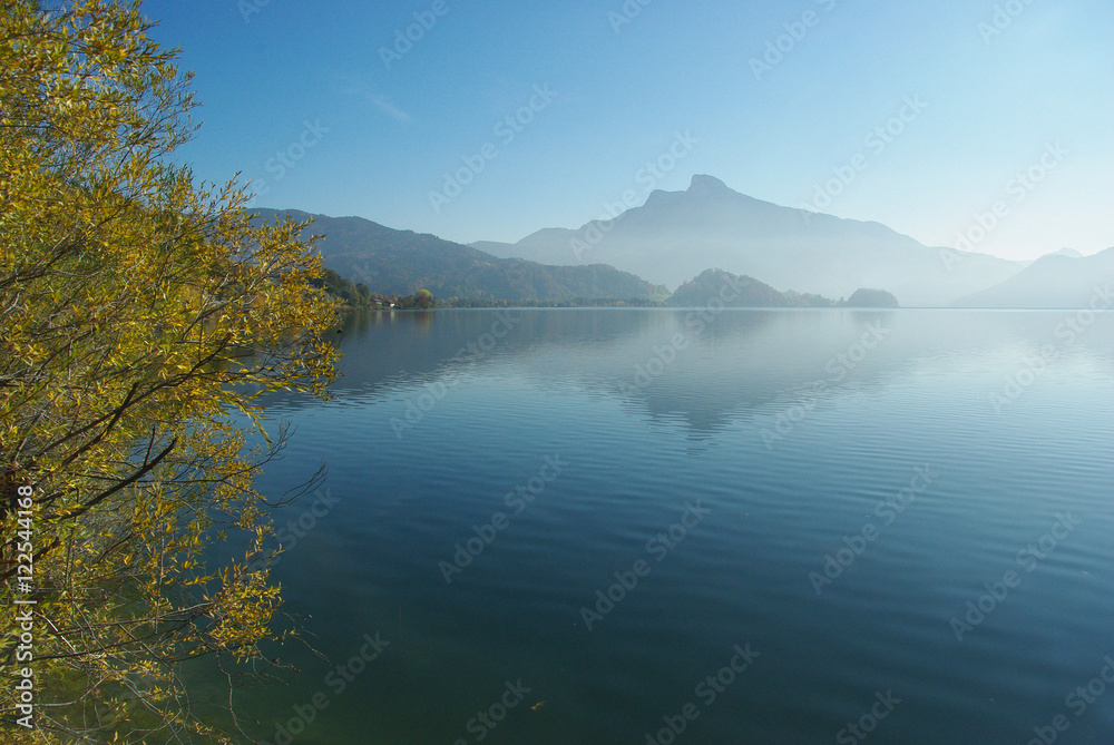 The Schafberg from the Mondsee