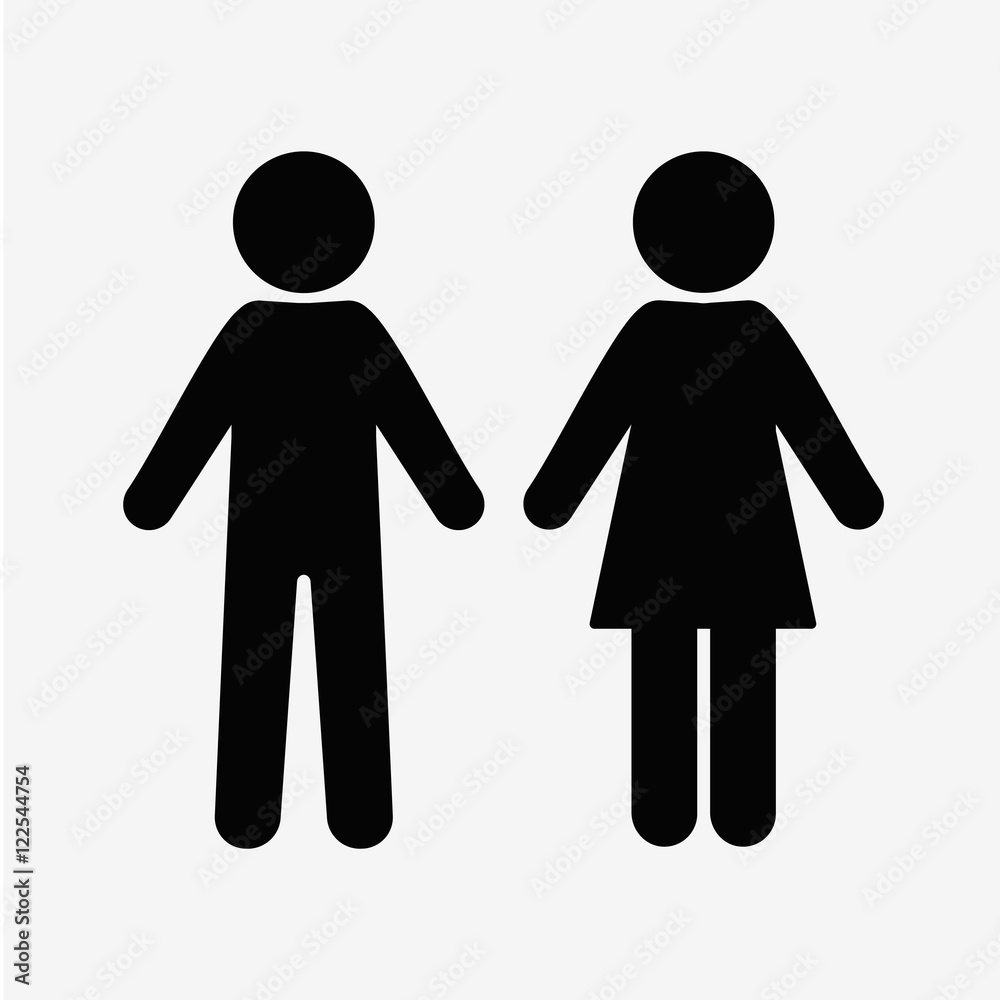 man and woman icon man and woman icon