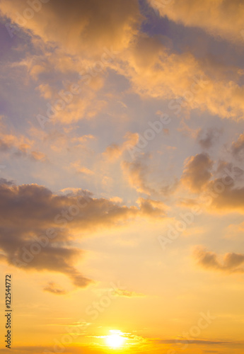  sunset sky background © ZaZa studio