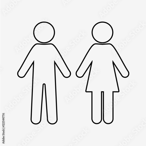 man and woman icon