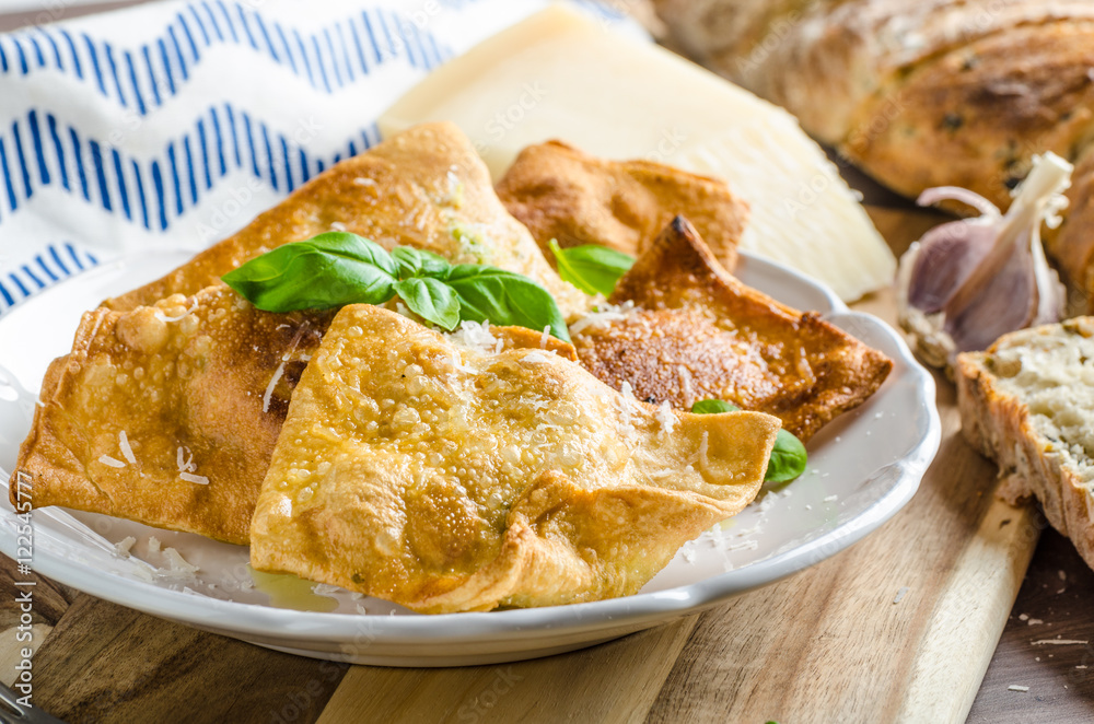 Fried ravioli stuffed Fried ravioli stuffed