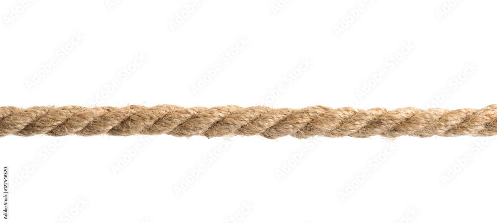 ropes with knot isolated on white background ropes with knot isolated on white background