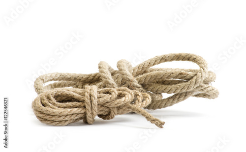 ropes on white background