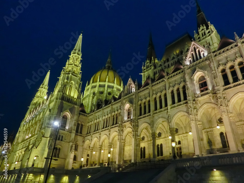 Budapest Parliament in Hungary at night © Solarisys