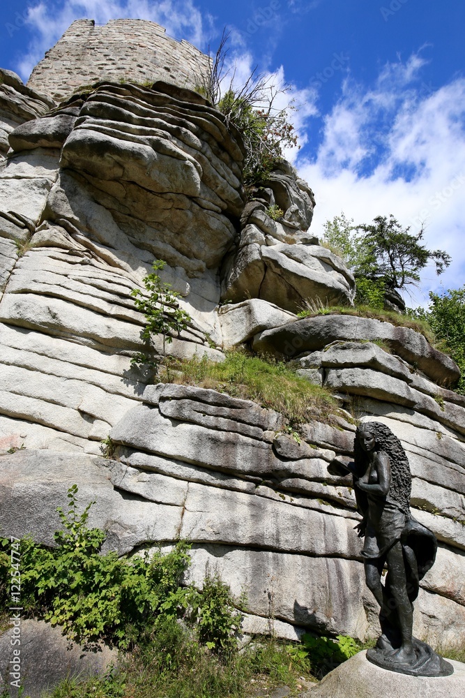 Obraz premium Ruine im Steinwald