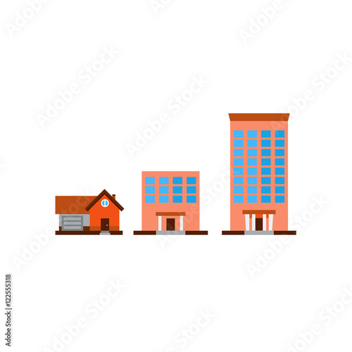 Growth of Business Concept Icon
