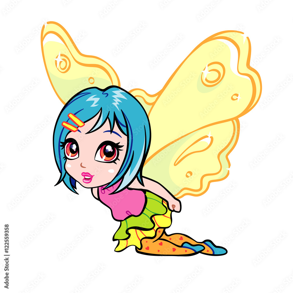 vector elf fairy girl vector elf fairy girl