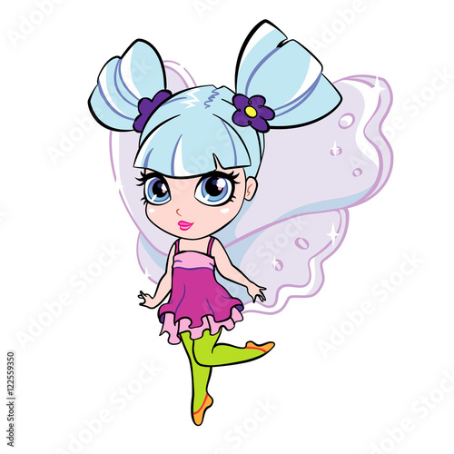 vector elf fairy girl