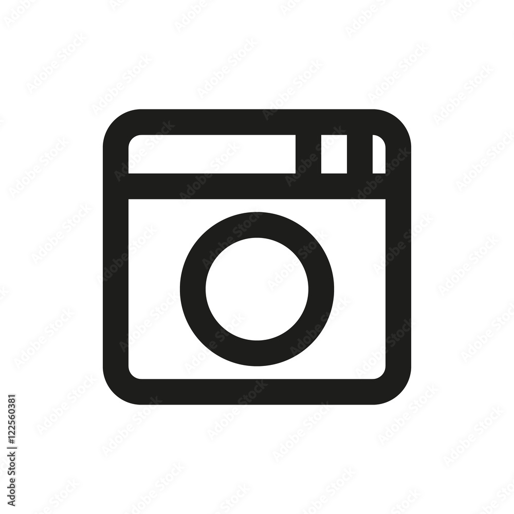 camera icon isolated concept on white background camera icon isolated concept on white background