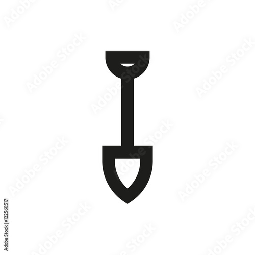 Shovel vector icon