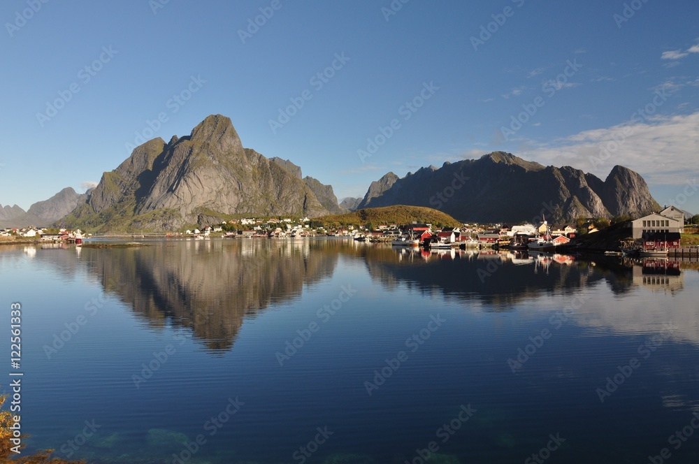 Reine is a fishing village and the administrative center of the municipality of Moskenes in Nordland country, Norway.