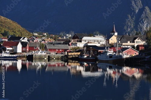 Reine is a fishing village and the administrative center of the municipality of Moskenes in Nordland country, Norway.