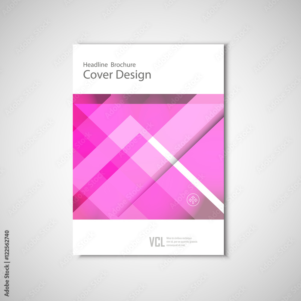 Fototapeta premium Abstract vector flyers brochure, annual report, modern templates. Design for Business Presentations