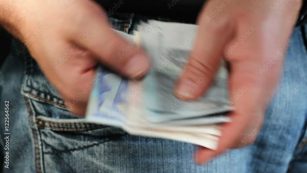 Counting various Euro banknotes - finance concept Counting various Euro banknotes - finance concept