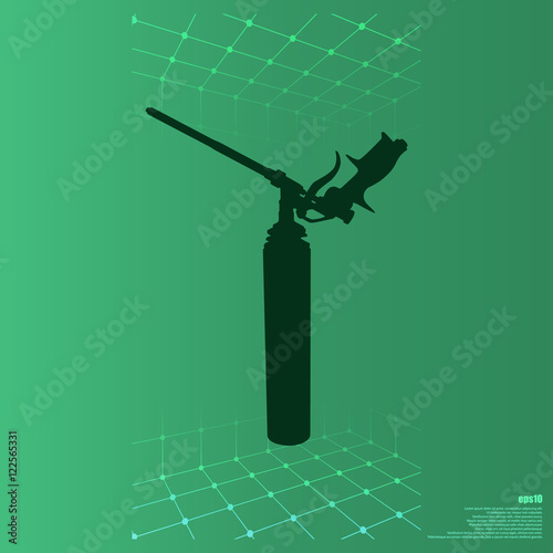 Foam gun icon