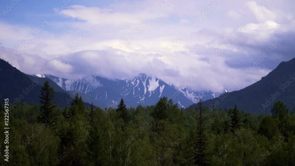 taymlaps clouds and fog passes through the clouds. It Altai, Kazakhstan or Mongolia taymlaps clouds and fog passes through the clouds. It Altai, Kazakhstan or Mongolia