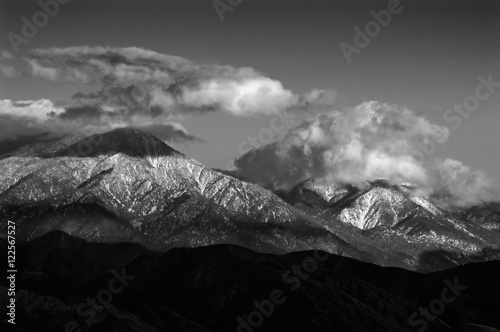 Black & White Mountain in winter