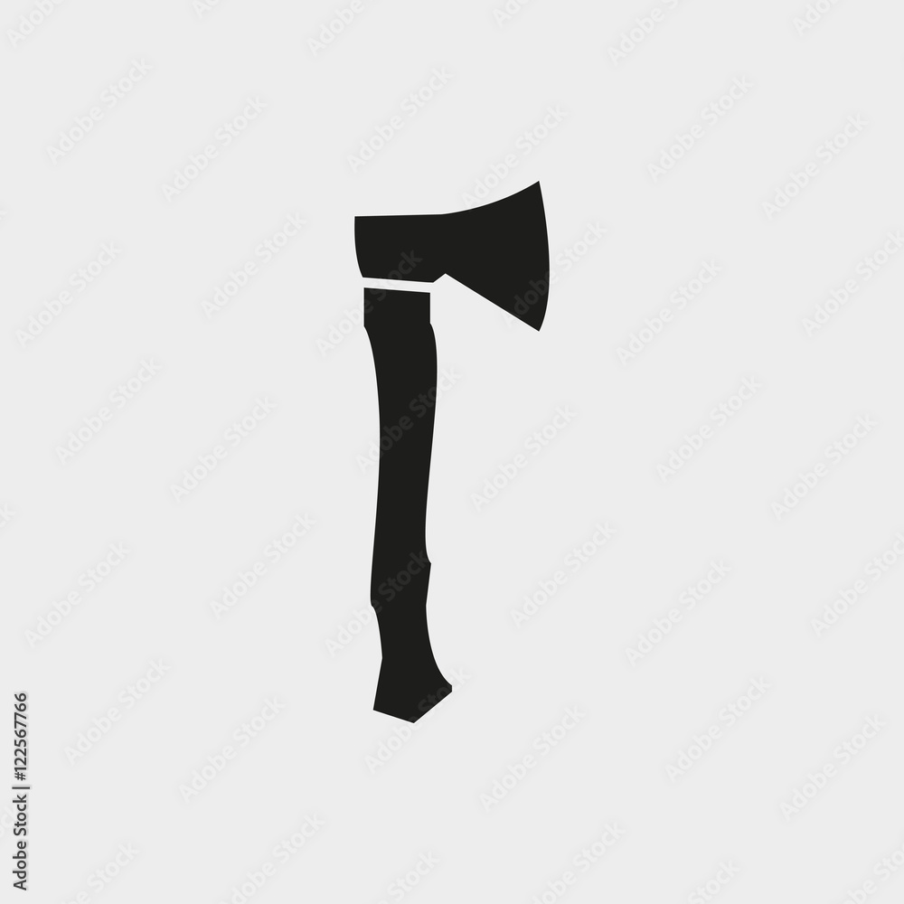 ax icon stock vector illustration flat design ax icon stock vector illustration flat design