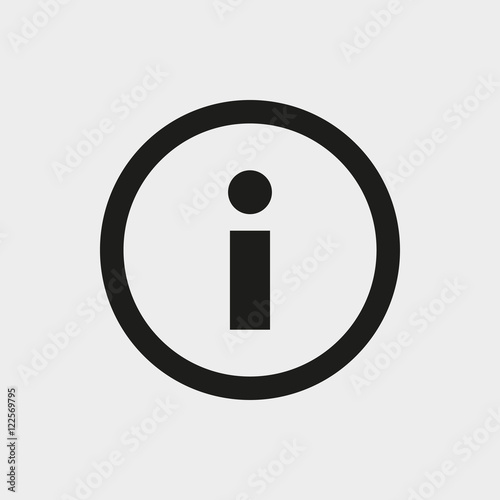 info icon stock vector illustration flat design