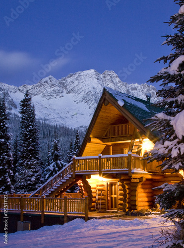 Island Lake Lodge near Fernie, BC, Canada.