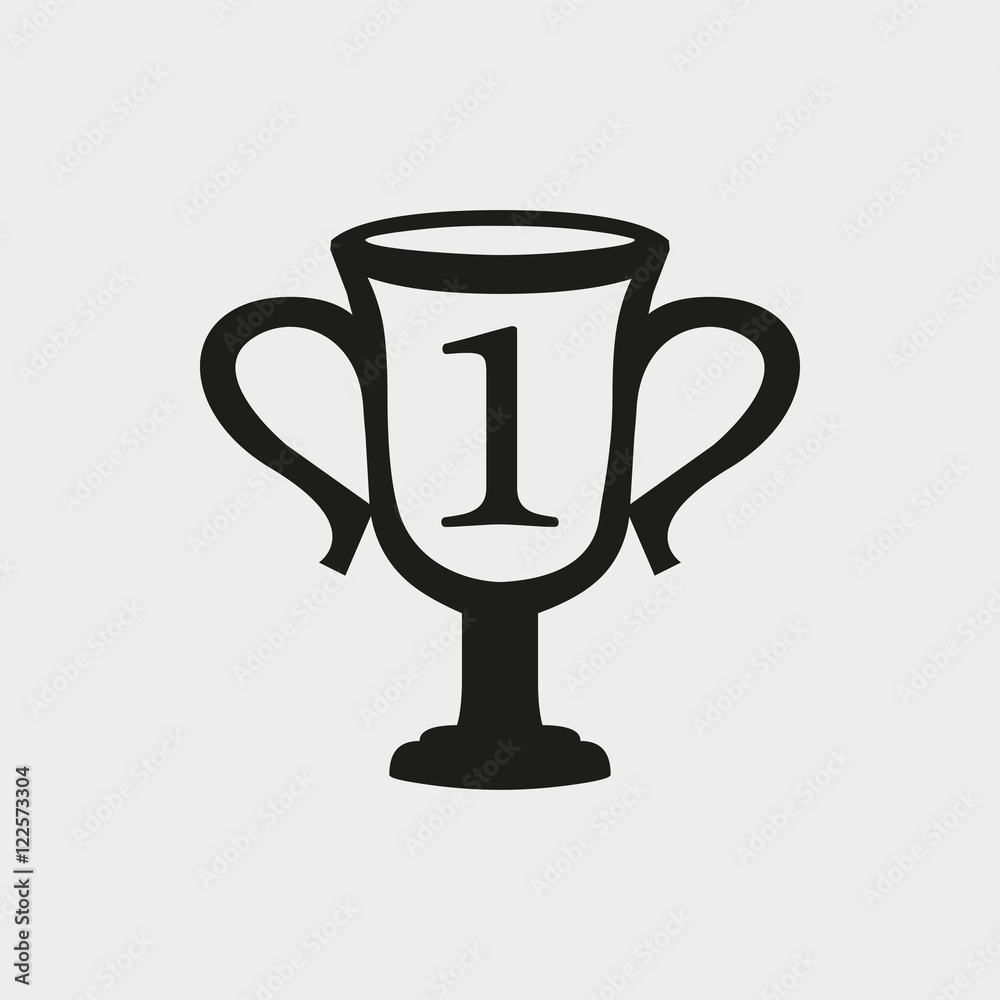 champions cup icon stock vector illustration flat design champions cup icon stock vector illustration flat design