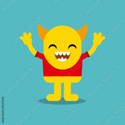 funny monster character design