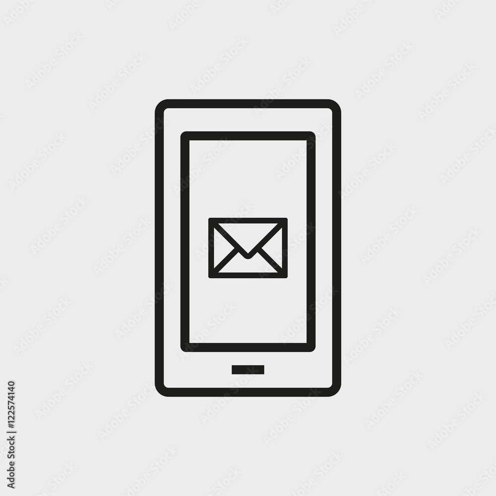 phone sms icon stock vector illustration flat design phone sms icon stock vector illustration flat design