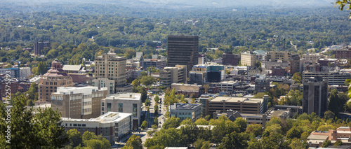 panorama of downtown Asheville, North Carolina