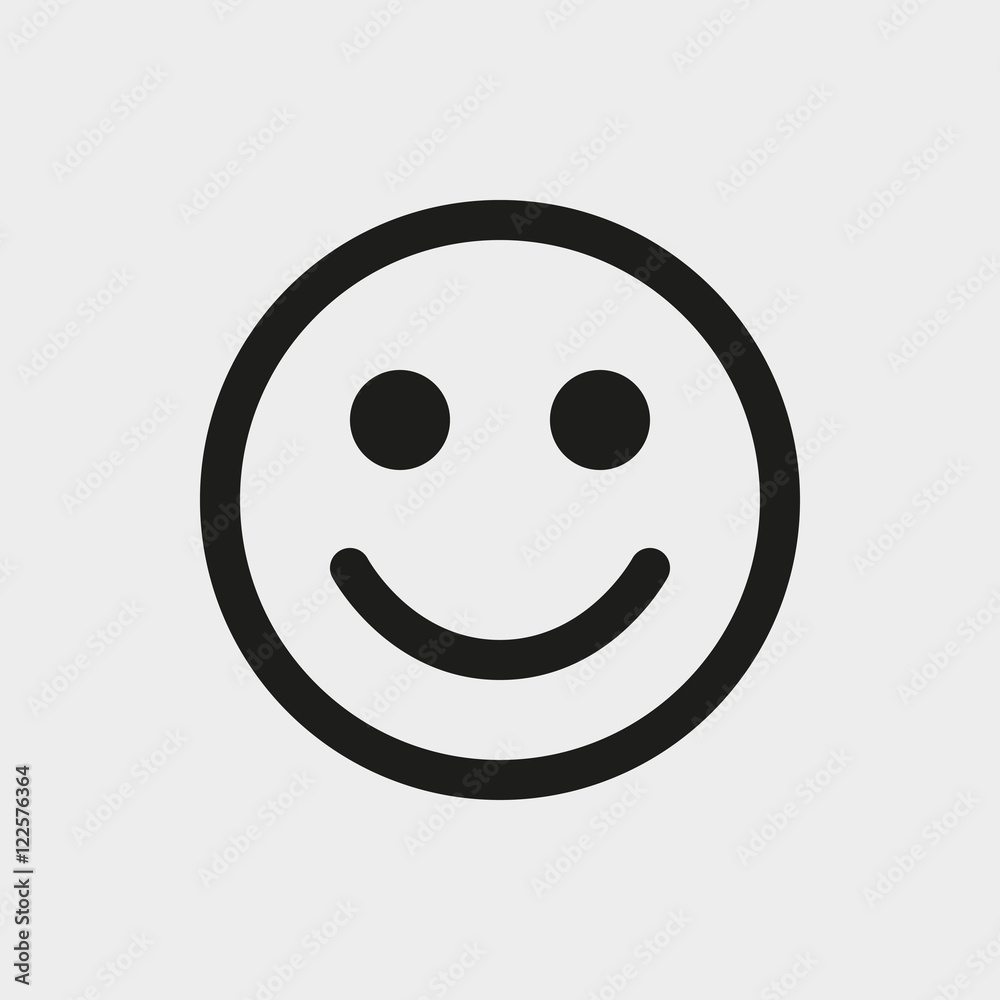 Smile icon stock vector illustration flat design Smile icon stock vector illustration flat design