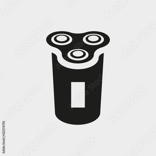 machine for shaving Icon stock vector illustration flat design