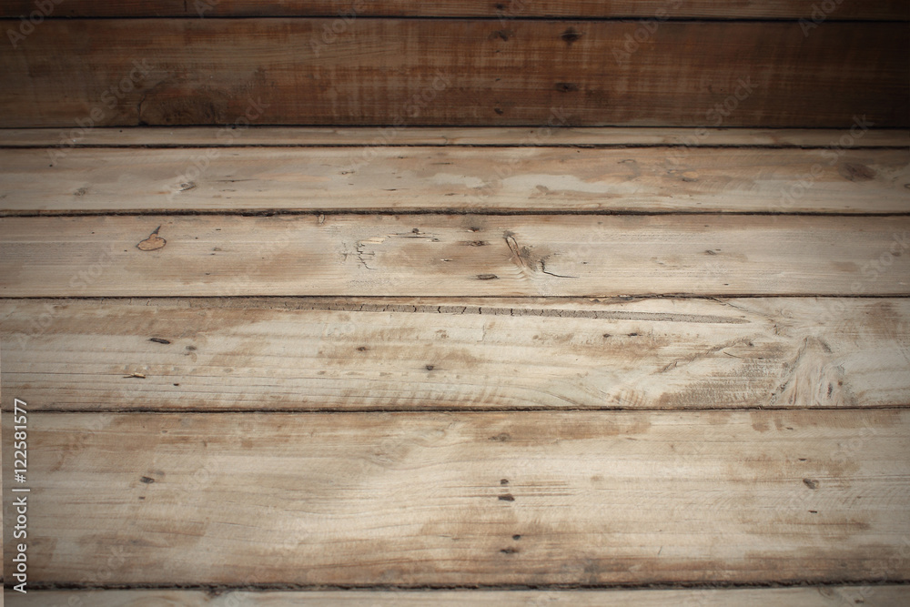 Wooden floor and wall for background texture. Wooden floor and wall for background texture.