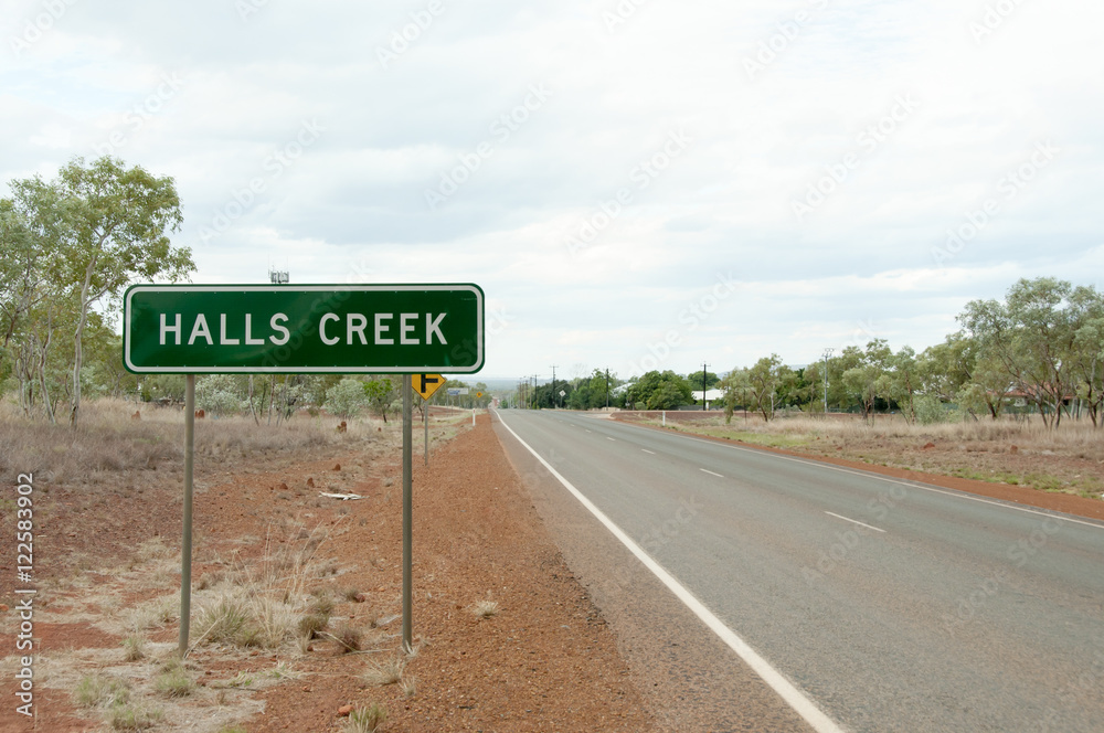 Halls Creek Sign - Australia