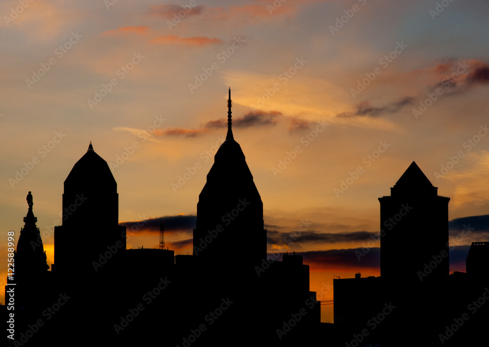 Philadelphia Center City Sunset