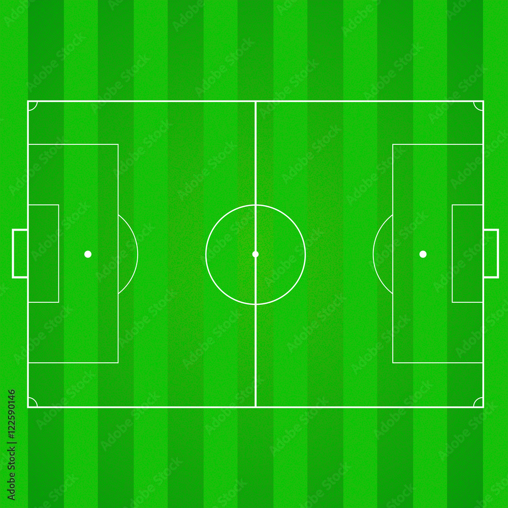 Football, soccer realistic, textured field Football, soccer realistic, textured field