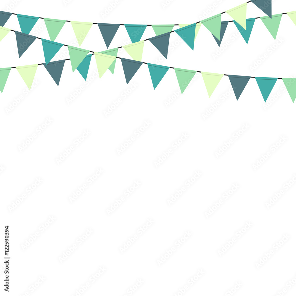 Obraz premium Bunting party celebration background vector