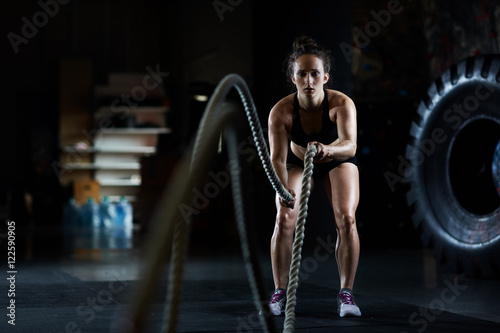 Battle rope workout