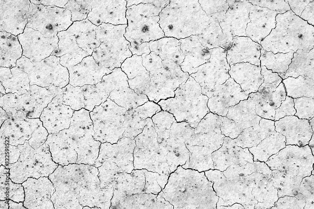 Cracked soil texture