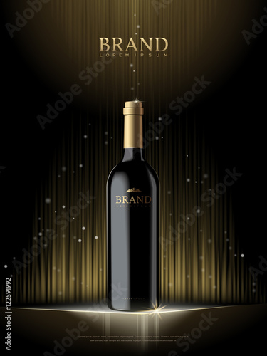 Luxury champagne poster