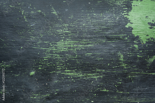 Old black plastic board