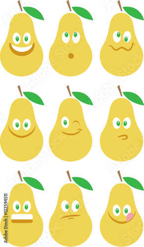 Pears emoticons