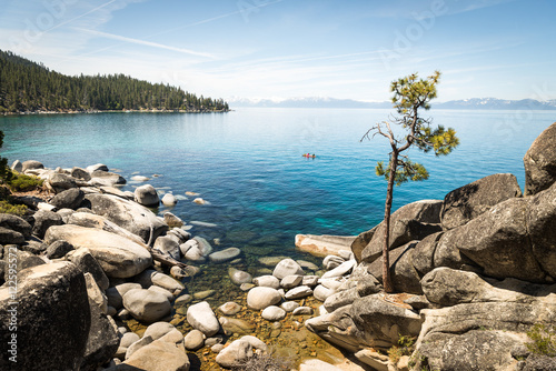 Scenic view of famous Lake Tahoe