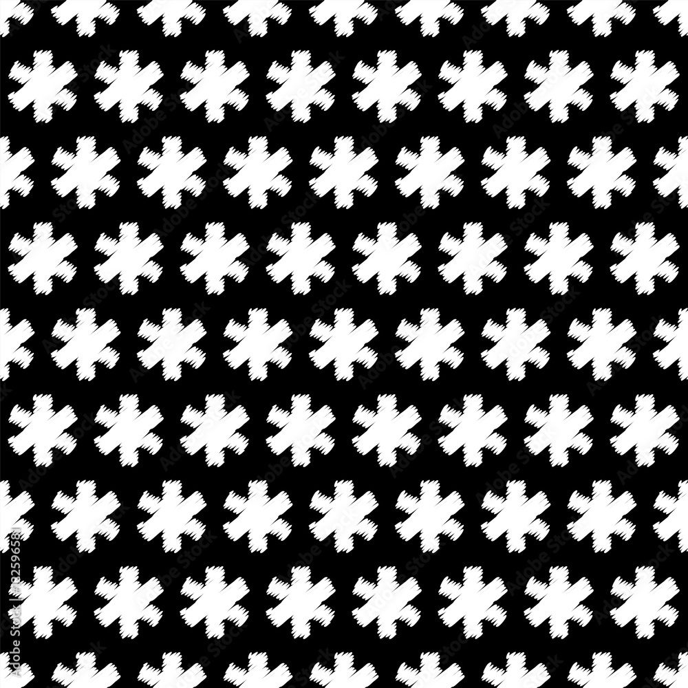 Seamless background with snowflakes. Print. Repeating background. Cloth design, wallpaper.
