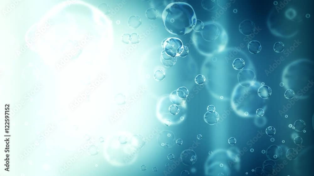30 seconds of abstract bubbles rising.