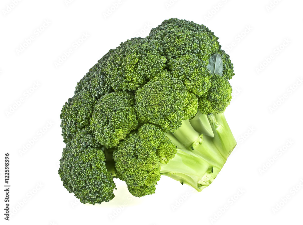 Fresh broccoli isolated on white background Fresh broccoli isolated on white background
