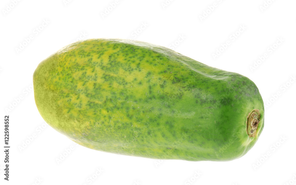 Ripe papaya isolated on white background Ripe papaya isolated on white background