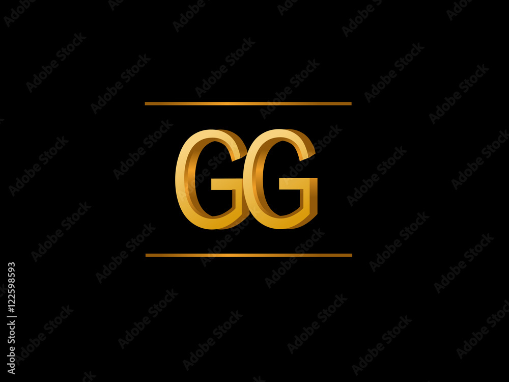 GG Initial Logo for your startup venture GG Initial Logo for your startup venture