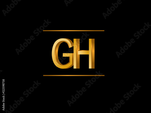 GH Initial Logo for your startup venture