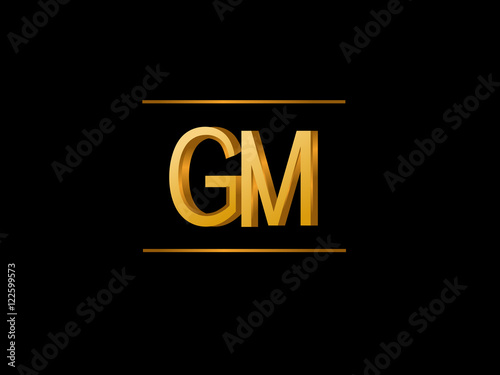 GM Initial Logo for your startup venture