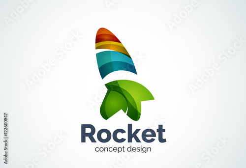 Rocket logo template