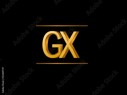 GX Initial Logo for your startup venture